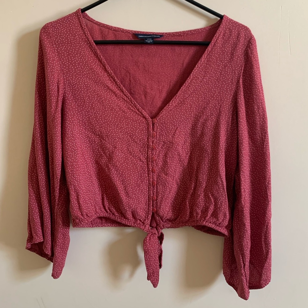 American Eagle Flowy Top